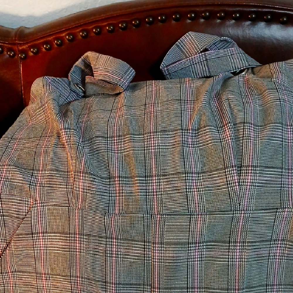 A Plaid jumpsuit